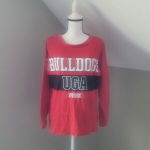 Pink Victoria's Secret Georgia Bulldogs Sweatshirt